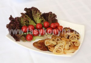 foetel Hagymás rostélyos koktélparadicsommal