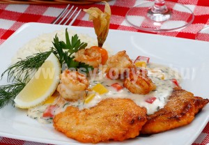 foetel Harcsaderék tejszínes kapormártással