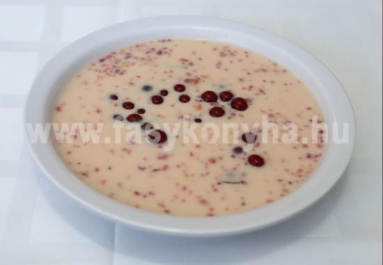 leves ribizlikrémleves