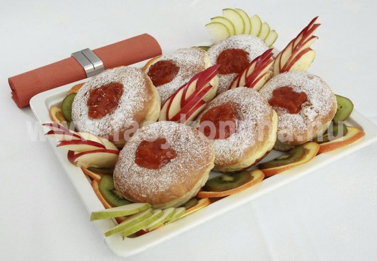 desszert Baracklekváros fánk