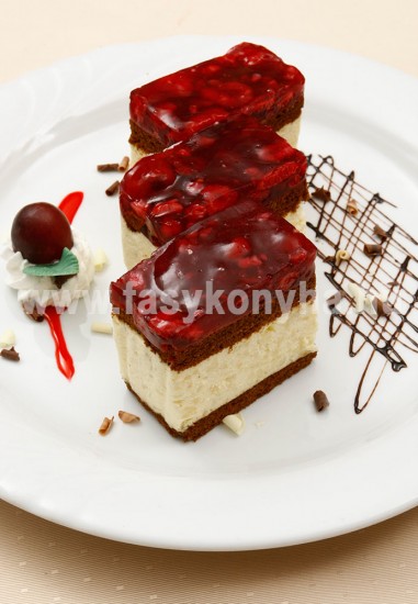 desszert Málnás rizsszelet 