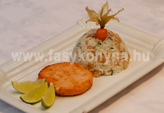 foetel Lazackorong koktélrákos jázmin rizzsel