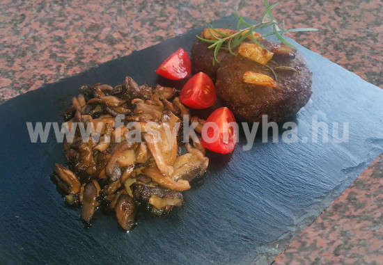 foetel Rozmaringos fokhagymás libahúspogácsa gombával