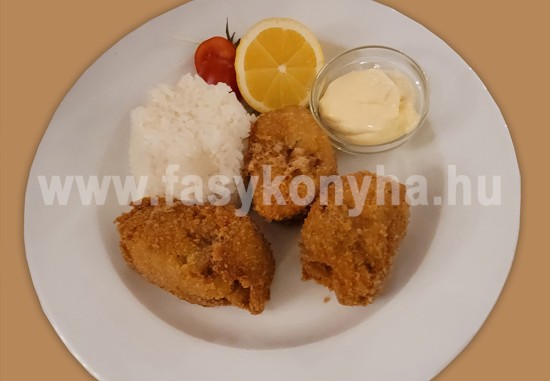 foetel Rántott sertésláb jázminrizzsel majonézzel