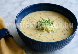 Kapros, tejfölös tökleves 